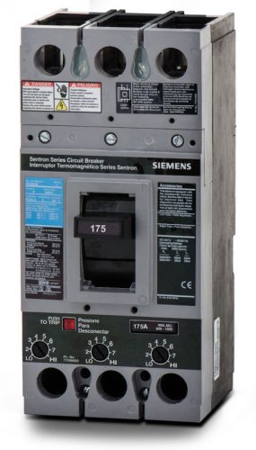 Siemens HFX3B175 Class H, 175A, 3 Pole, Thermal Magnetic, VL Circuit Break - NEW