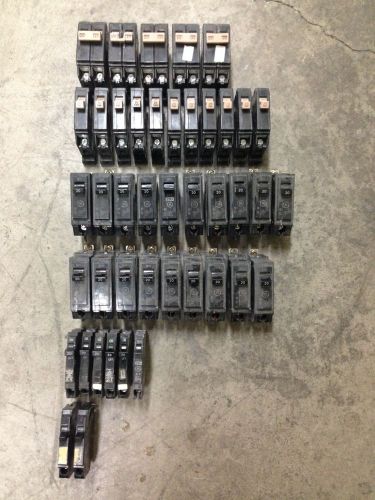1 and 2 pole 20 amp circuit breakers