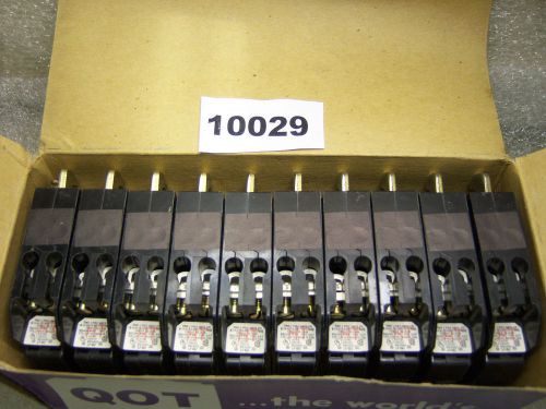 (10029) lot of 10 square d qot1520 circuit breakers for sale