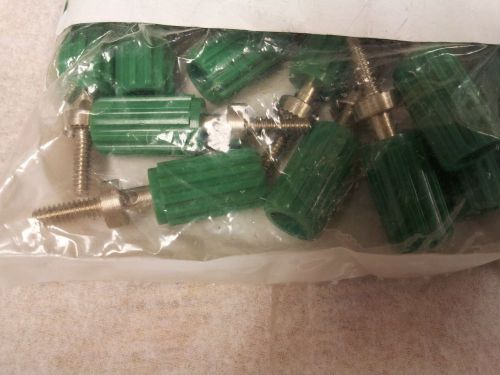 111-0704-001  Johnson/Emerson Test Plugs &amp; Test Jacks BINDING POST GREEN  (50)