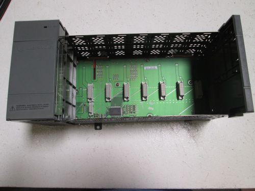 Allen bradley 1746-a7 ser b chasis with 1746-p1 ser a power supply *used* for sale