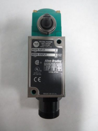 Allen bradley 802m-npj1 802m-xnpj1 limit neutral switch 120-300v-ac b204965 for sale