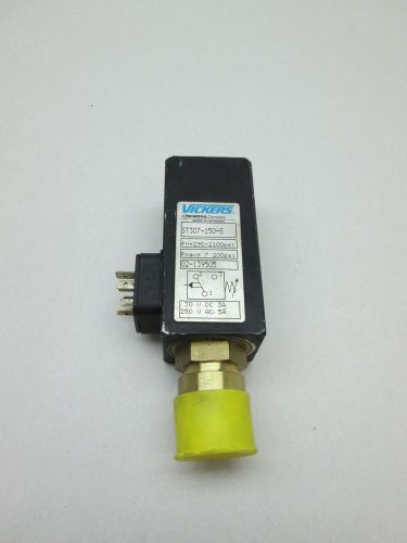 VICKERS ST307-150-S 290-2100PSI HYDRAULIC PRESSURE 250V-AC SWITCH D382128