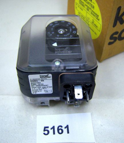 (5161) Krom Schroder Pressure Switch DG650U-6N Max 600 mbar 240 VAC