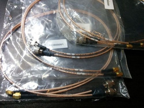 Harbour Ind. MIL-C-17 60cm / 2ft DS3 75 Ohm Coax SMA Male to Mini-BNC Male Cable