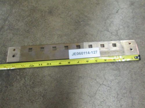 Silver Plated Copper Ground Bar 2&#034; X 1/4&#034; X 14 7/8&#034; 2.1 LBS Eaton PRL1,2,3,4
