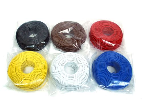 1 x 10m pvc copper wire multi-strand tin-plated 18awg 1015 105°c 600v ul csa rohs for sale