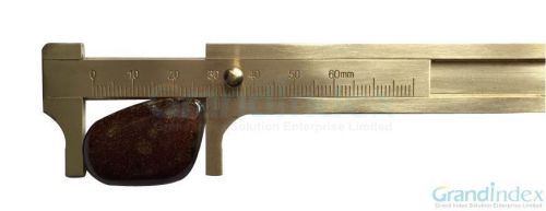 0-80mm brass caliper gauge sliding gem bead tool jewelers jewelry meter for sale