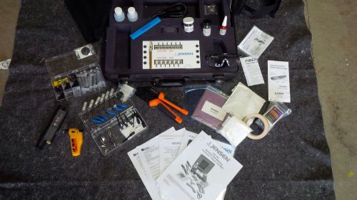 Jensen jtk-18 fiber termination kit in hard case epoxy / hotmelt for sale