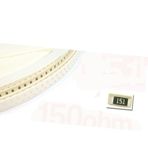 200 x smd smt 0805 chip resistors surface mount 150r 150ohm 151 +/-5% rohs for sale
