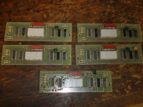 LOT OF 5 BEDDINGFIELD CIRCUIT BOARDS