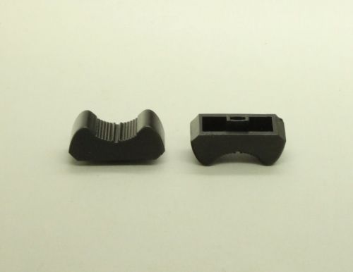 10 x Black Slide Potentiometer Mixer Fader Knob 25.5mmLx11mmW for 4mm Shaft