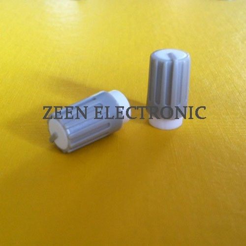 20 x Knob Grey with White Mark for Potentiometer Pot HJ106  - FREE SHIPPING