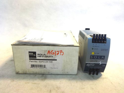 NEW IN BOX SOLA/EGS SDP2-24-100 POWER SUPPLY