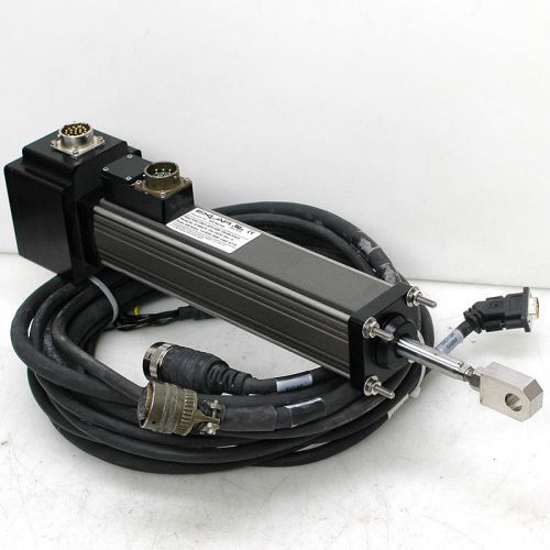 Exlar sr 6&#034; stroke linear actuator sr21-0601-xem-ab5-138-rb-33033 with cables for sale