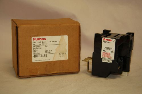 Furnas 48AF31A2 Thermal Overload Relay 3 Pole Size 15BF CF 3P Series A Starter