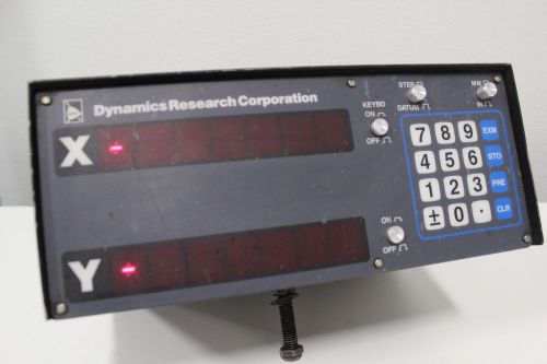 Dynamics Research Corporation 700 21D0 Digital Measuring Display X &amp; Y Axis