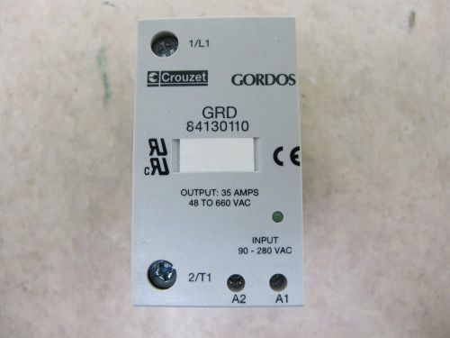 Crouzet Gordos GRD 84130110 Solid State Relay Input 90-280 VAC Output 48-660 VAC