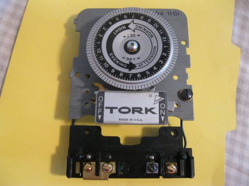 TORK 1101 MECHANICAL LIGHT TIMER SWITCH~MADE IN U.S.A.~NO BOX ENCLOSURE