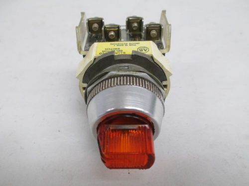 Allen bradley 800t-16jx20kb7 t illuminated selector switch orange d207691 for sale
