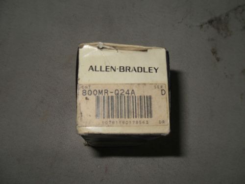 (o4-3) 1 new allen bradley 800mr-q24a amber pilot light for sale