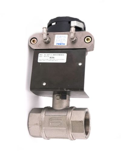 Festo dsr-32-180-p semi-rotary drive actuator spigot shaft 1-1/2&#034;npt ball valve for sale