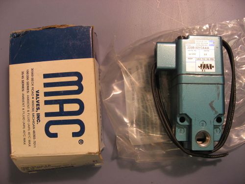 MAC Valves Solenoid Valve 225B-521CAAA NIB