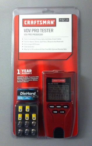 New Craftsman 82114 VDV Pro Tester