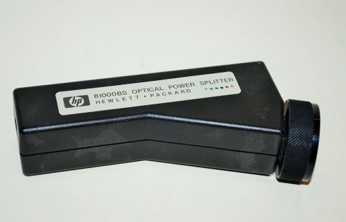 HP Agilent 81000BS Optical Power Splitter 1200 - 1650nm with OPT 011