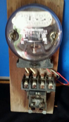 VINTAGE WESTINGHOUSE TYPE OB 115 Volt, 5 Amp Electric Meter