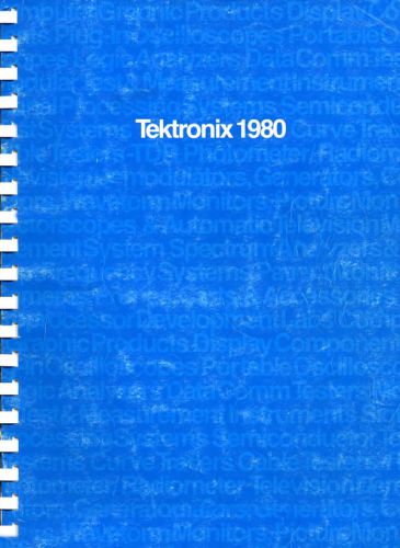 TEKTRONIX 1980 TEST AND MEASUREMENT CATALOG