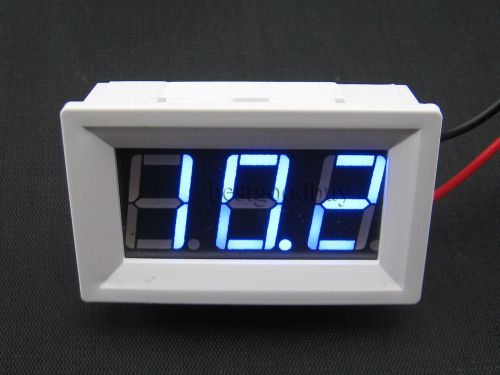 Dc 3.2-50v blue led digital voltmeter volt panel meter voltage monitor gauge for sale