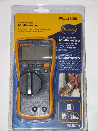 New Fluke 113 Professional Multimeter