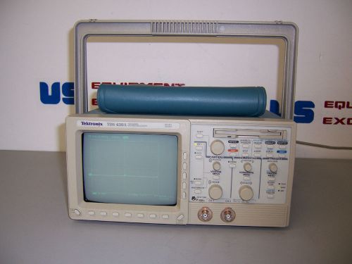 7767 TEKTRONIX TDS430A TWO CHANNEL DIGITIZING OSCILLOSCOPE 400 MHZ 100MS/S
