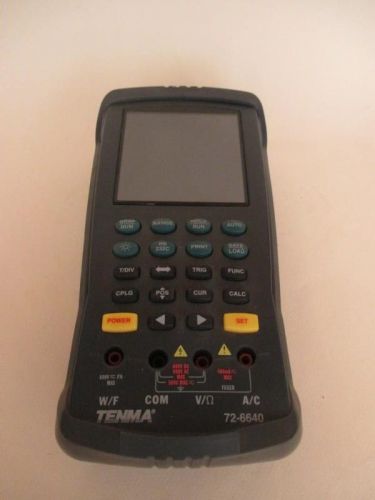 Tenma 72-6640 Oscilloscope - Hand-Held - Untested Selling As Is   tkd