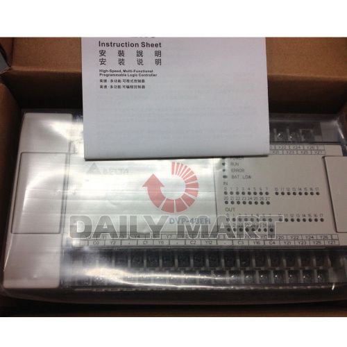 DELTA NEW DVP48EH00T3 PLC Module NPN Transistor Programmable Controller AC Power