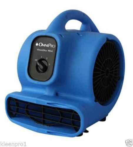 Omnidry mini air mover - 2.3amp, 1/5 hp, 3 speed carpet cleaning restoration for sale