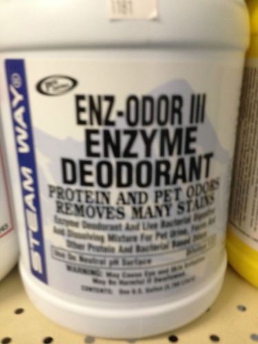 Carpet cleaning steam way enz-odor iii enzyme deodorant for sale