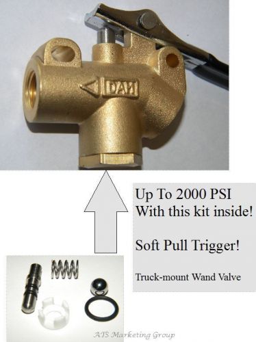 Carpet Cleaning  1/4&#034; Brass Truckmount  Wand angle valve HIGH PRESSURE