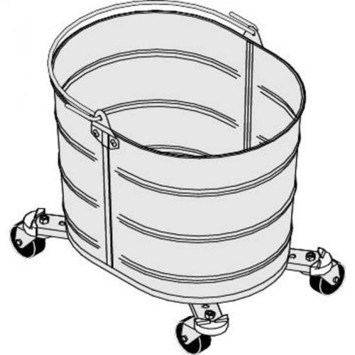Bucket On Wheels Galvanized 26 Qt 260 Impact Products Mop Buckets and Wringers
