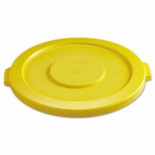 32 Gallon Brute Round Trash Can Lid, Yellow (RCP 2631 YEL)