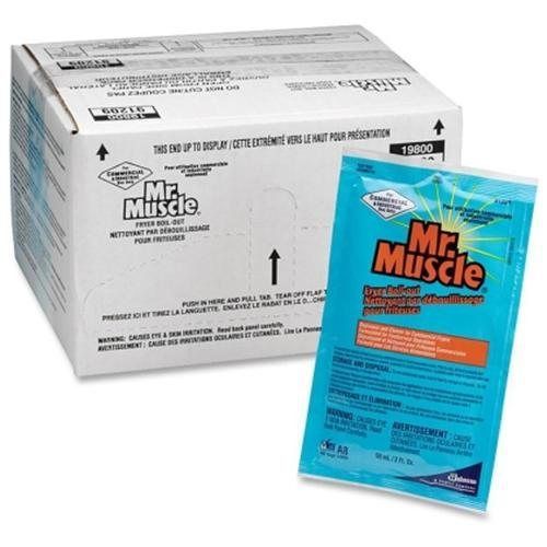 Mr. Muscle® Fryer Boil-Out, 2oz Packet, 36/Carton