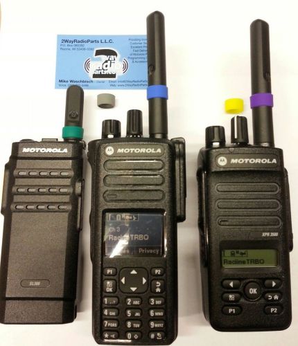 Motorola mototrbo color id bands 5 color pack (xpr7550, xpr3500, sl300 vhf uhf) for sale
