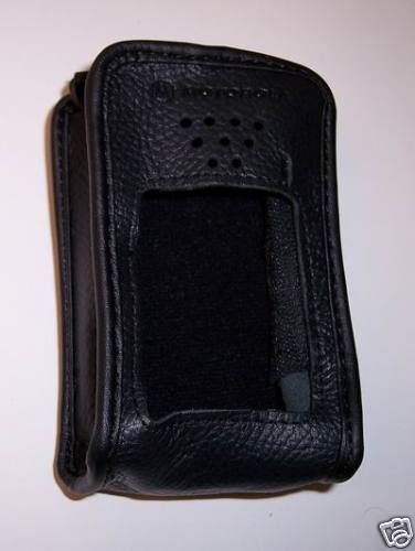 Motorola ex600 soft leather carry case pmln4521a for sale