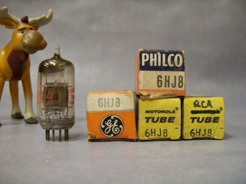 6HJ8 Vacuum Tubes  Lot of 4  Motorola / GE / Philco / RCA