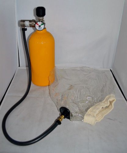 North emergency escape breathing apparatus 5 minute alluminum cylinder (used) for sale