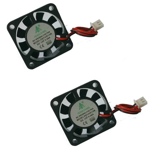 2PCS New 4010S 40mm x40mm x10mm Brushless DC Cooling Fan  Nice new