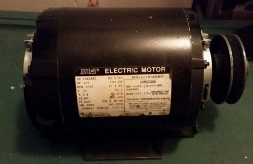 Emerson split phase fan and blower 8100 115 v 1/3 hp
