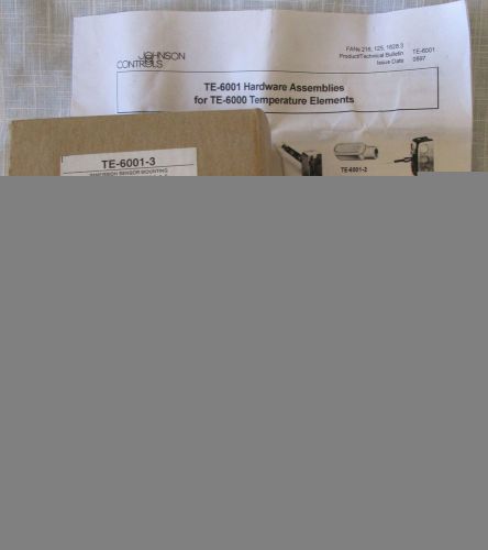 Johnson controls te-6001-3 immersion sensor mounting assembly new in box for sale