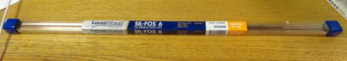 Lucas Milhaupt sil*fos 6 Brazing Rods, 6% silver, 28 Rods, New in Package
